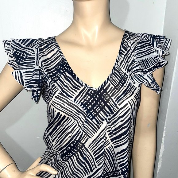 Banana Republic Tropical Floral Ruffle Blouse - Picture 3 of 16